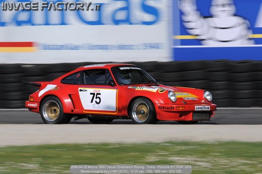 2008-04-26 Monza 1664 Classic Endurance Racing - Tuma - Porsche 911 RSR 1974